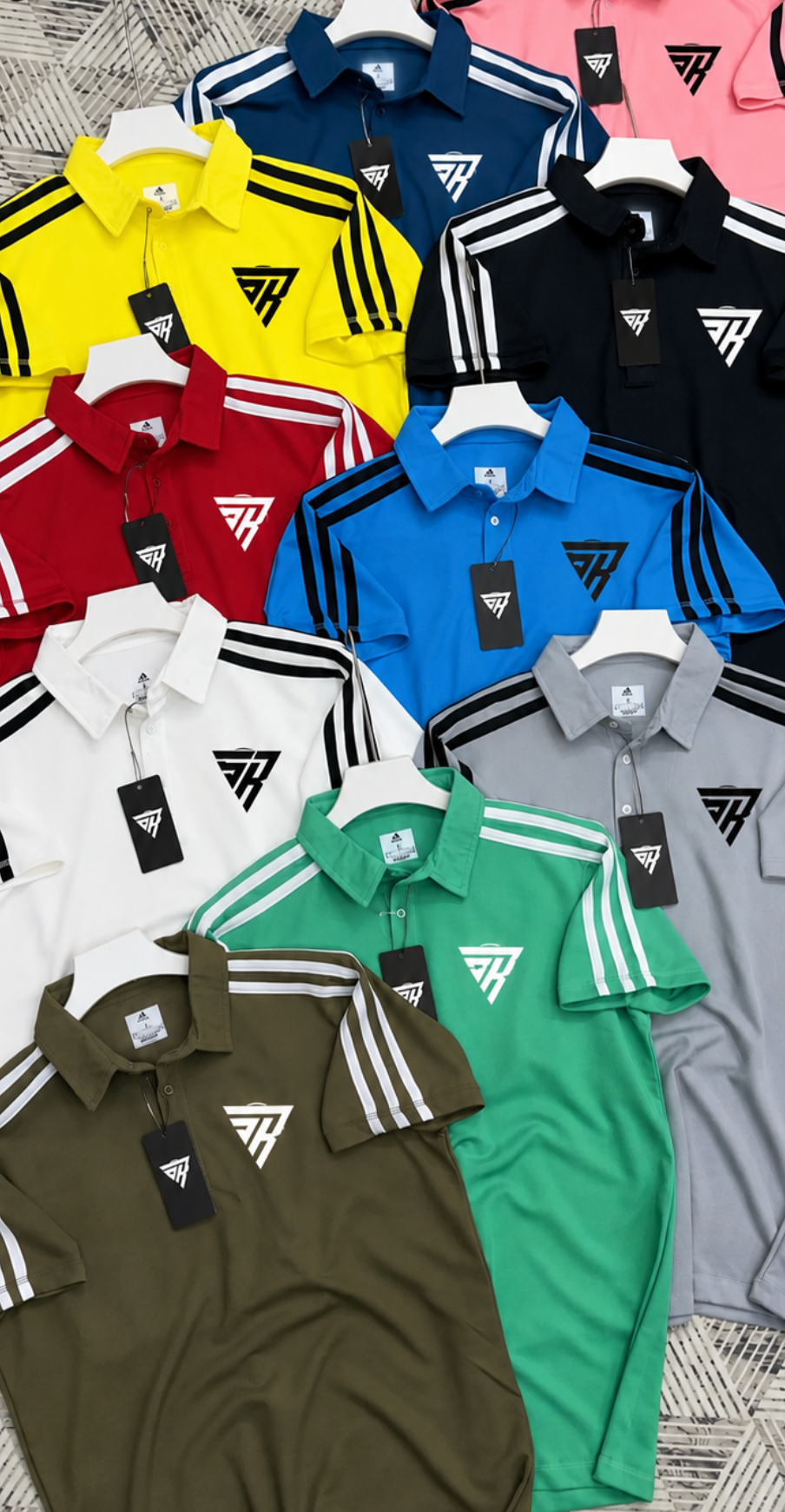 Stripe Polo T-shirts 189/- Only
