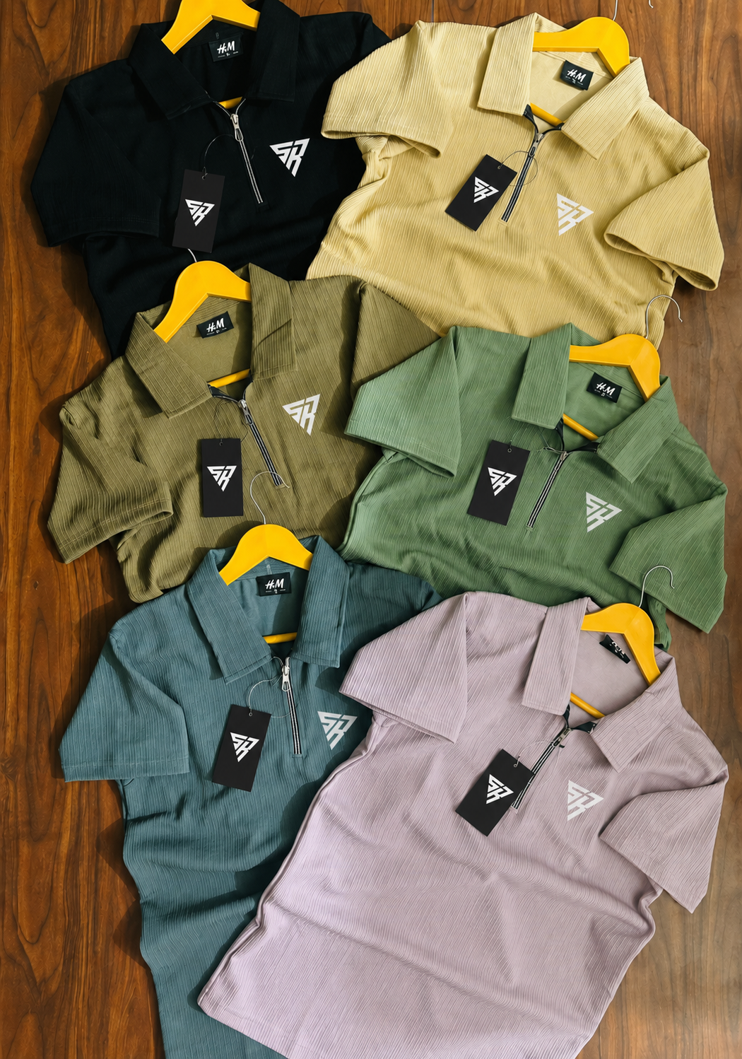 Zipper Polo T-shirts 199/- Only