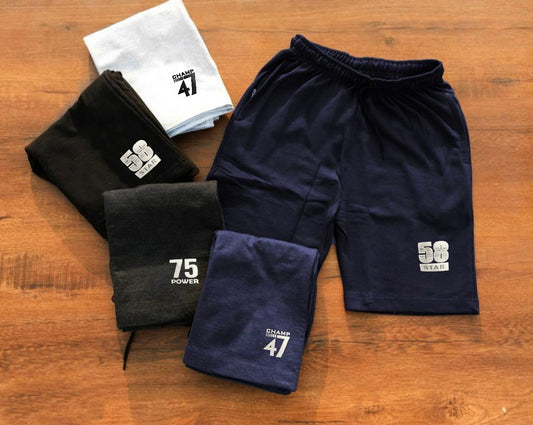 4 Pieces Of Cotton Shorts 369/- Only